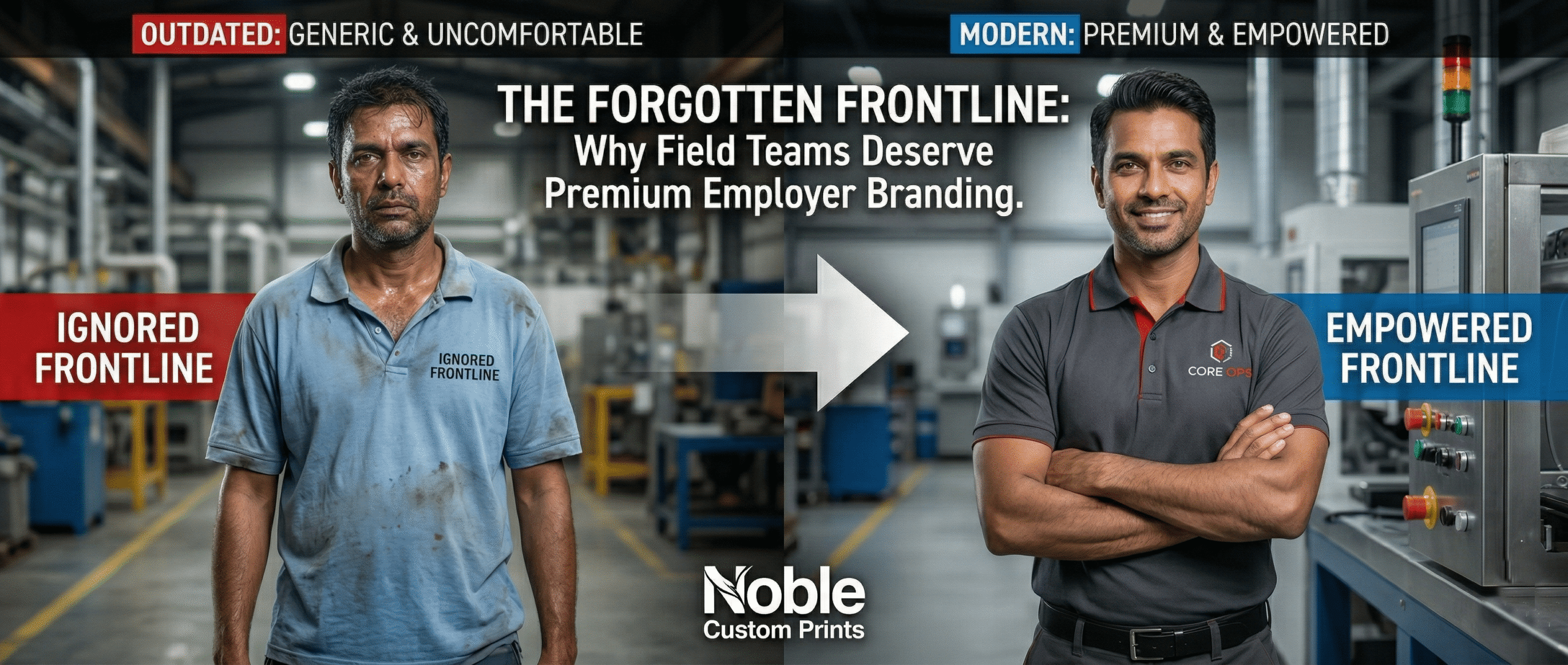 Industrial workwear Mumbai, custom uniforms for field teams